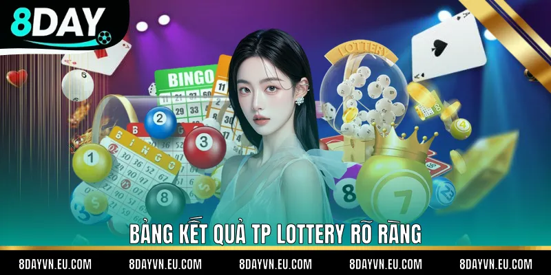 Bảng kết quả TP Lottery rõ ràng