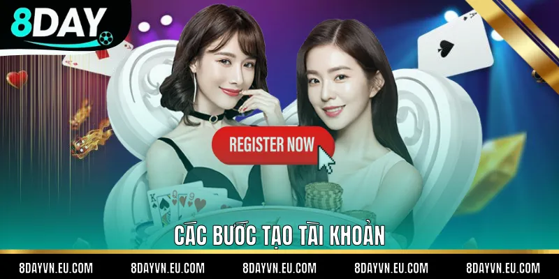 Các bước tạo tài khoản