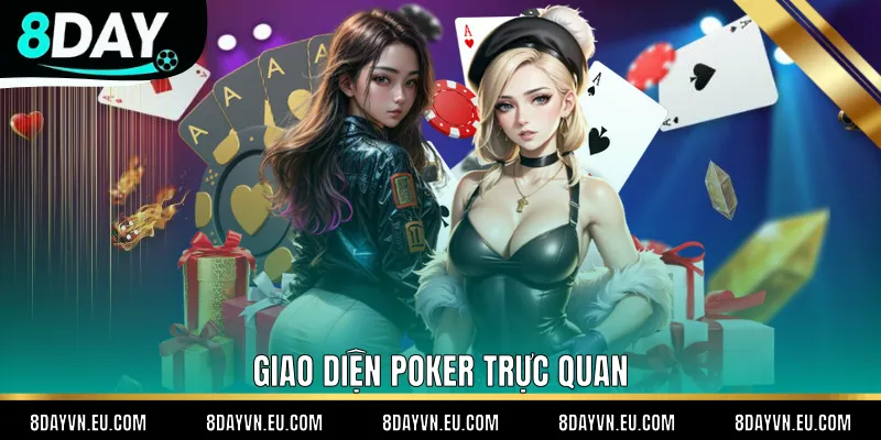 Giao diện Poker trực quan
